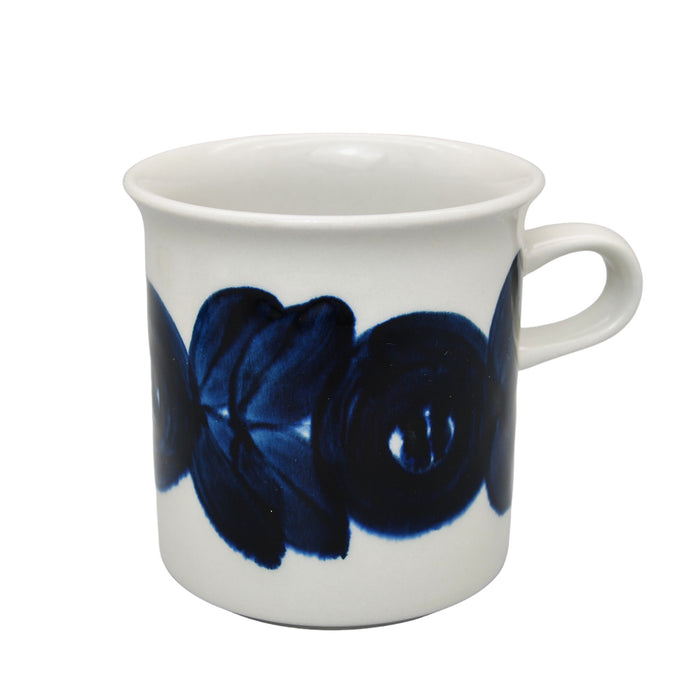 Arabia Anemone Mug & Saucer 0,3 l, vintage mug Arabia