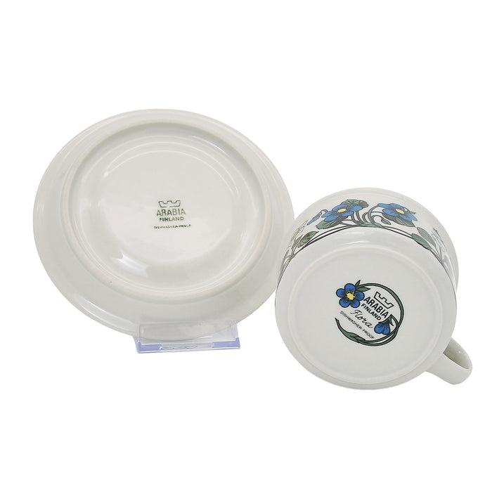 Arabia Flora Tea Cup 0,28 l, vintage Cup & Soucer Arabia