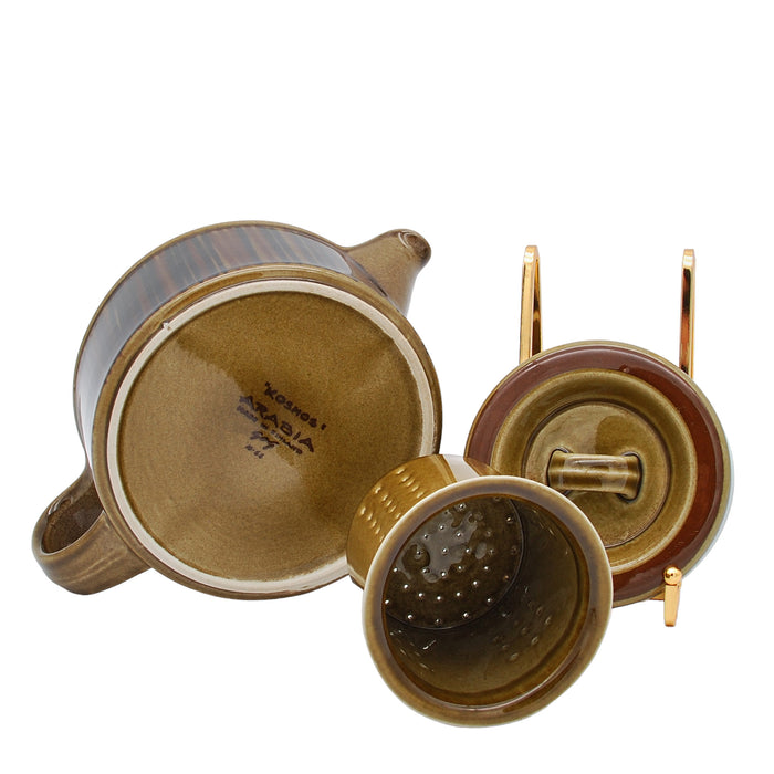 Arabia Kosmos Teapot, vintage tea pot Arabia