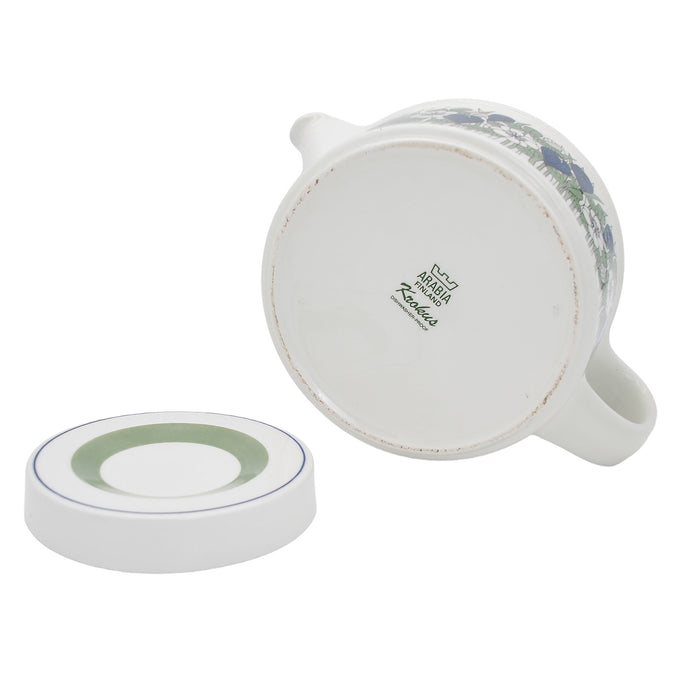 Arabia Krokus Coloured Tea Pot, vintage tea pot Arabia