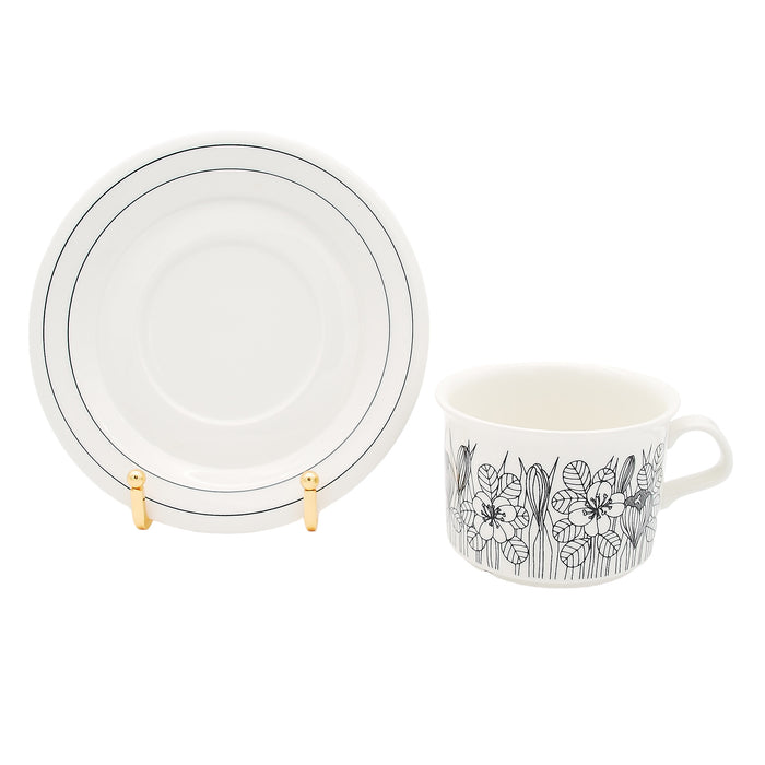 Arabia Krokus Tea Cup, vintage Cup & Soucer Arabia