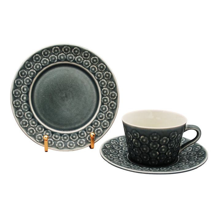 J.H. Quistgaard Azur Tea Cup Trio, vintage Cup, Soucer & plate Quistgaard