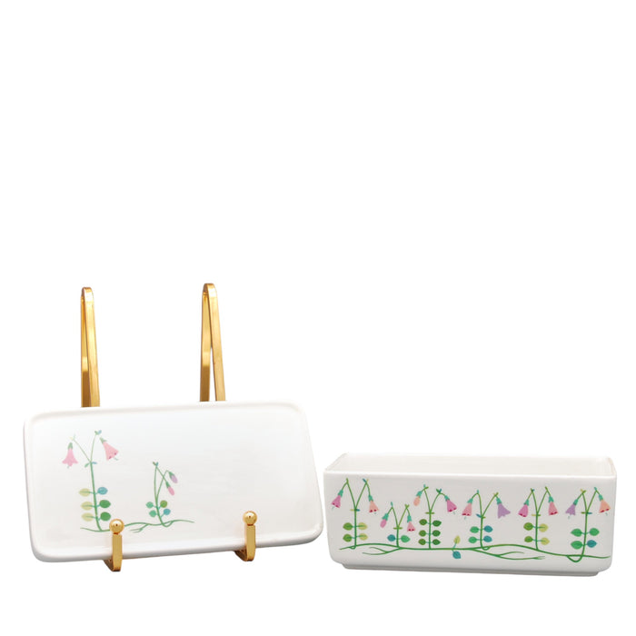 Gustavsberg Linnea Butter Dish, vintage butter dish Gustavsberg