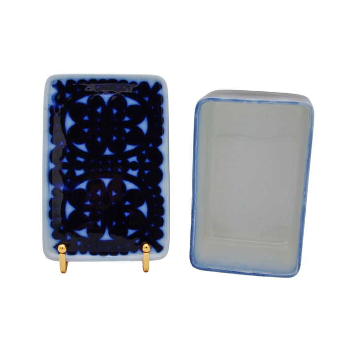 Gustavsberg Blå Husar Butter Dish, vintage butter dish Gustavsberg