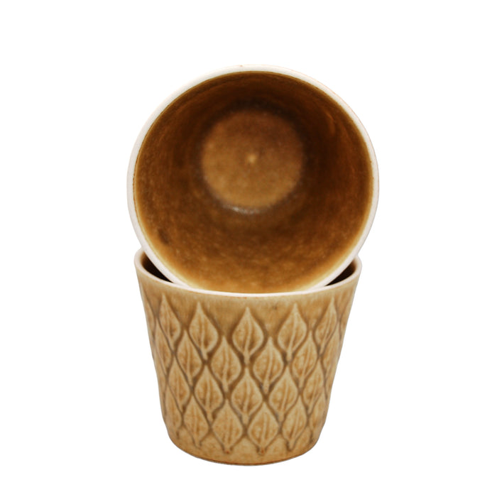 J.H. Quistgaard Relief Cup Ø 7cm, vintage Cup Quistgaard