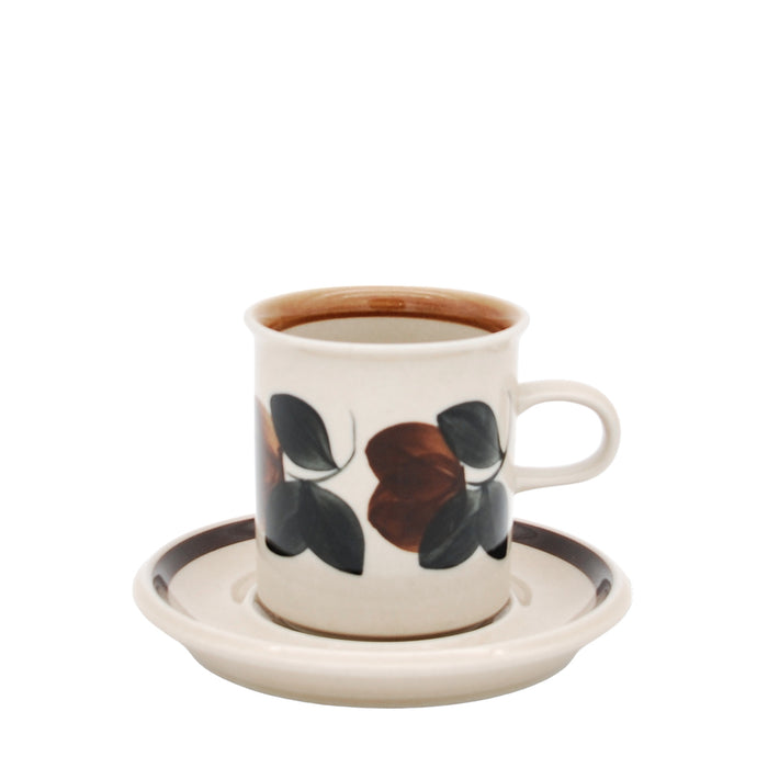 Arabia Ruija Coffee Cup & Saucer 0,15 l, vintage Coffee cup Arabia