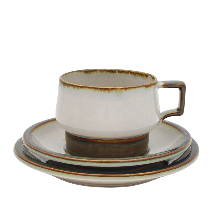 J.H. Quistgaard Tema Tea Cup Trio, vintage Cup, Soucer & plate Quistgaard