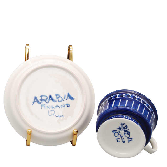 Arabia Valencia Tea Cup 0,22l, vintage Cup & Soucer Arabia