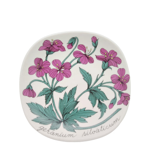 Arabia Botanica Geranium Silvaticum Plate, vintage Decorative plates Arabia   