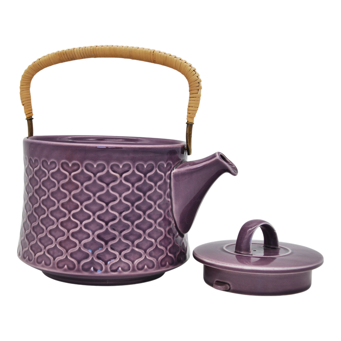 J.H. Quistgaard Cordial Palet Teapot purple, vintage teapot Quistgaard